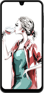 Силіконовий чехол Дівчина з келихом для Samsung Galaxy A26 - 4662u-3881 изображение 