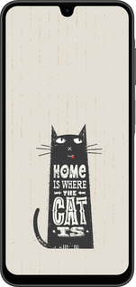 Силиконовый чехол Кот для Samsung Galaxy A26 - 4671u-3881 изображение 