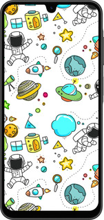 Силиконовый чехол Космос для Samsung Galaxy A26 - 4735u-3881 изображение 