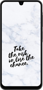 Силиконовый чехол Рискнуть или потерять шанс для Samsung Galaxy A26 - 4866u-3881 изображение 