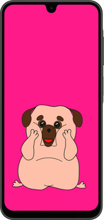 Силиконовый чехол Весёлый мопс для Samsung Galaxy A26 - 4908u-3881 изображение 