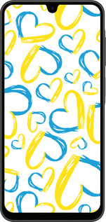 Силиконовый чехол Сердца UA для Samsung Galaxy A26 - 5292u-3881 изображение 