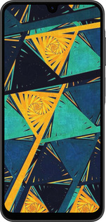 Силіконовий чехол Арт, абстракція, жовтий, синій для Samsung Galaxy A26 - 5382u-3881 изображение 