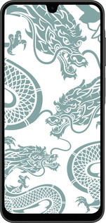 Силиконовый чехол Дракон для Samsung Galaxy A26 - 5476u-3881 изображение 