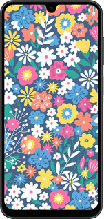 Силіконовий чехол Квітковий фон v4 для Samsung Galaxy A26 - 5494u-3881 изображение 