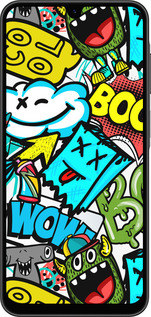 Силиконовый чехол Стикеры v4 для Samsung Galaxy A26 - 5508u-3881 изображение 