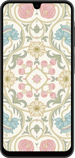 Силиконовый чехол Цветочный орнамент v2 для Samsung Galaxy A26 - 5513u-3881 изображение 