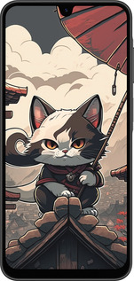 Силиконовый чехол Япония - кот на крыше для Samsung Galaxy A26 - 5582u-3881 изображение 