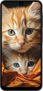 Силиконовый чехол Котики 2 для Samsung Galaxy A26 - 5664u-3881 изображение 