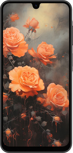 Силиконовый чехол Оранжевые розы для Samsung Galaxy A26 - 5944u-3881 изображение 