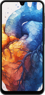 Силиконовый чехол Арт-сердце для Samsung Galaxy A26 - 6034u-3881 изображение 