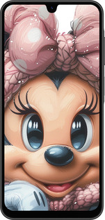 Силіконовий чехол Мінні Маус з бантиком для Samsung Galaxy A26 - 6055u-3881 изображение 