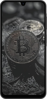 Силиконовый чехол Black Bitcoin для Samsung Galaxy A26 - 6090u-3881 изображение 