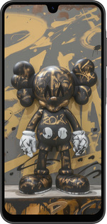 Силиконовый чехол Bronze kaws для Samsung Galaxy A26 - 6097u-3881 изображение 