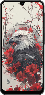 Силиконовый чехол Рубиновый орел для Samsung Galaxy A26 - 6103u-3881 изображение 