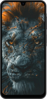 Силиконовый чехол Пламенный лев для Samsung Galaxy A26 - 6153u-3881 изображение 