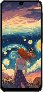 Силиконовый чехол Девушка Арт для Samsung Galaxy A26 - 6325u-3881 изображение 