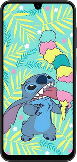 Силиконовый чехол Стич для Samsung Galaxy A26 - 6361u-3881 изображение 