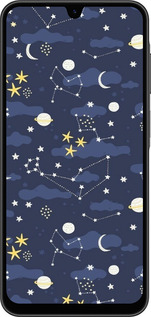 Силіконовий чехол Астрономічний візерунок для Samsung Galaxy A26 - 6446u-3881 изображение 