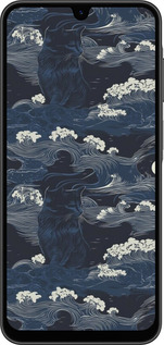 Силиконовый чехол Морская тематика в стиле арт-деко для Samsung Galaxy A26 - 6520u-3881 изображение 