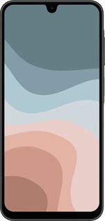 Силиконовый чехол С синими и розовыми волнами в стиле ретро для Samsung Galaxy A26 - 6532u-3881 изображение 