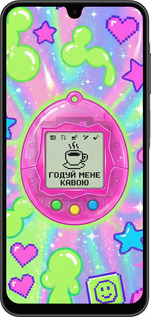 Силиконовый чехол Y2K Aesthetic Retro Pet: Годуй мене кавою для Samsung Galaxy A26 - 6784u-3881 изображение 