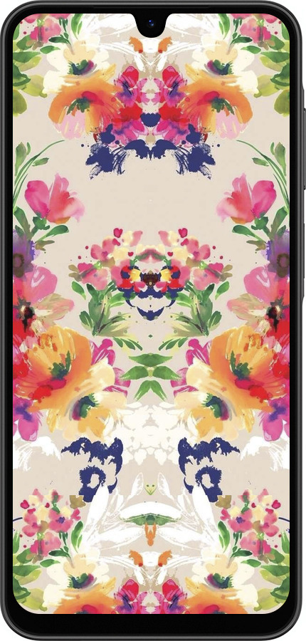 Силиконовый чехол Цветочный узор для Samsung Galaxy A26 - 1083u-3881 изображение 