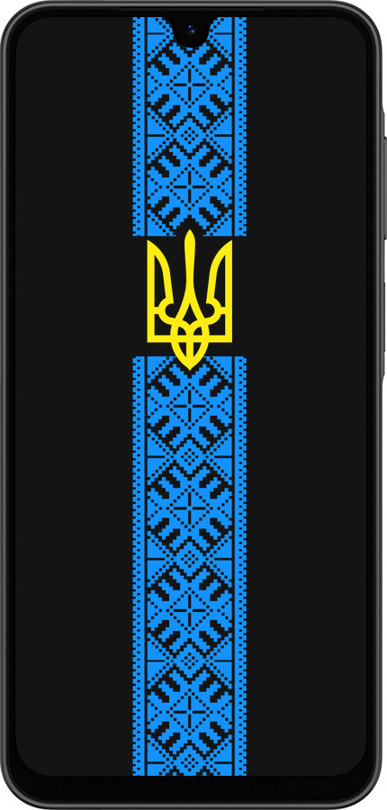 Силиконовый чехол Тризуб в вышиванке для Samsung Galaxy A26 - 1158u-3881 изображение 