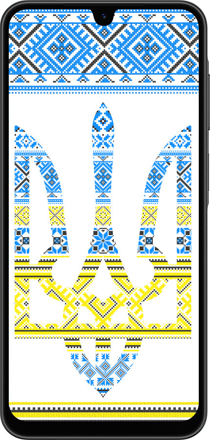 Силиконовый чехол Герб - вышиванка желто-голубая для Samsung Galaxy A26 - 1197u-3881 изображение 