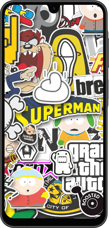 Силіконовий чехол Popular logos для Samsung Galaxy A26 - 4023u-3881 изображение 