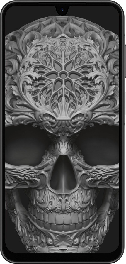 Силиконовый чехол skull-ornament для Samsung Galaxy A26 - 4101u-3881 изображение 