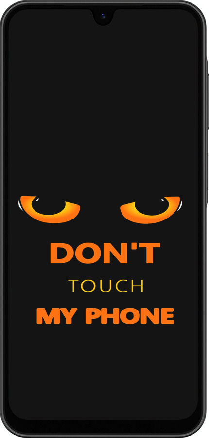 Силиконовый чехол Don't touch the phone для Samsung Galaxy A26 - 4261u-3881 изображение 