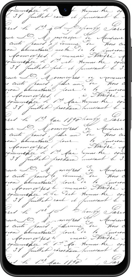 Силиконовый чехол Прописной шрифт для Samsung Galaxy A26 - 4475u-3881 изображение 