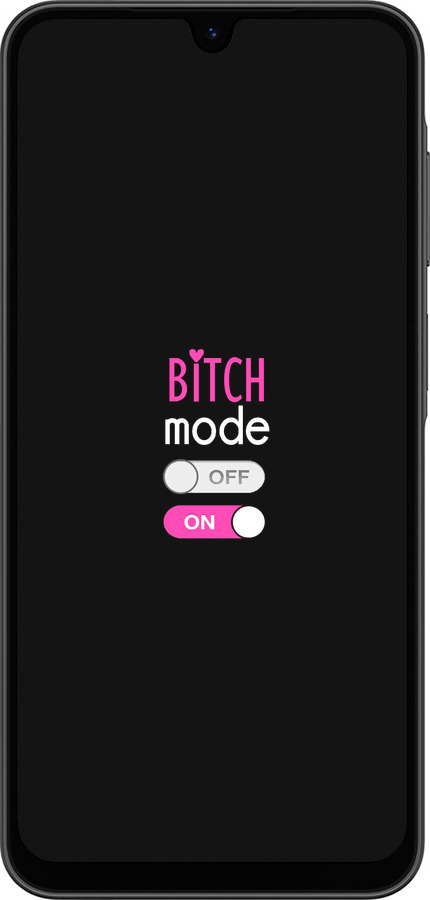 Силиконовый чехол Bitch mode для Samsung Galaxy A26 - 4548u-3881 изображение 