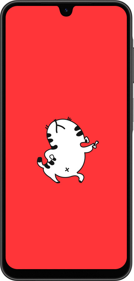 Силиконовый чехол Котик для Samsung Galaxy A26 - 4577u-3881 изображение 