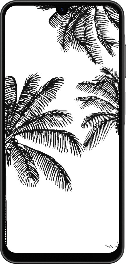 Силиконовый чехол Пальмы1 для Samsung Galaxy A26 - 4634u-3881 изображение 