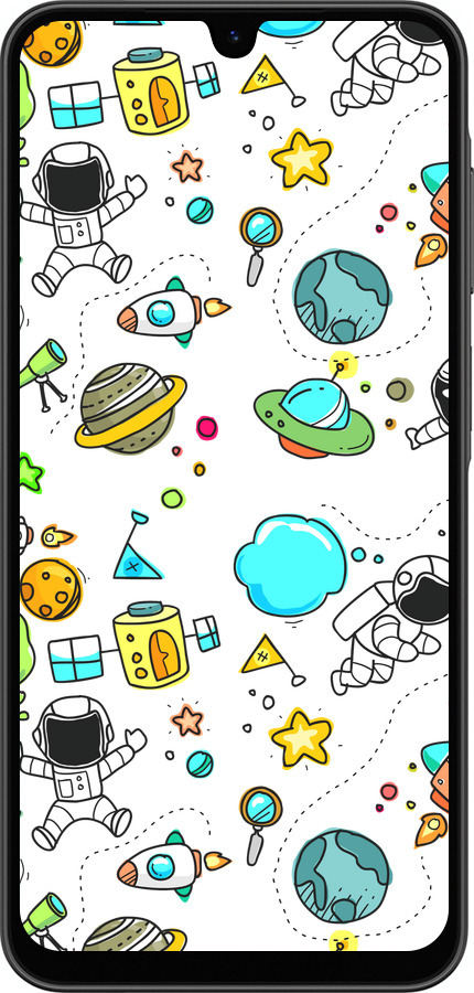 Силиконовый чехол Космос для Samsung Galaxy A26 - 4735u-3881 изображение 