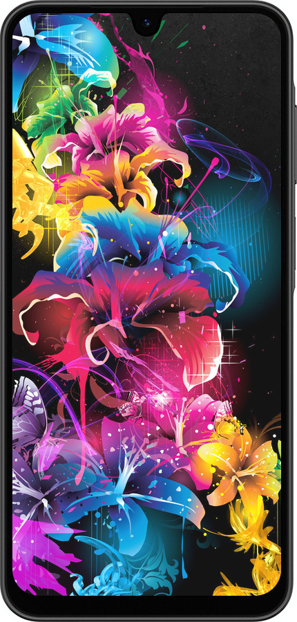 Силиконовый чехол Абстрактные цветы для Samsung Galaxy A26 - 511u-3881 изображение 