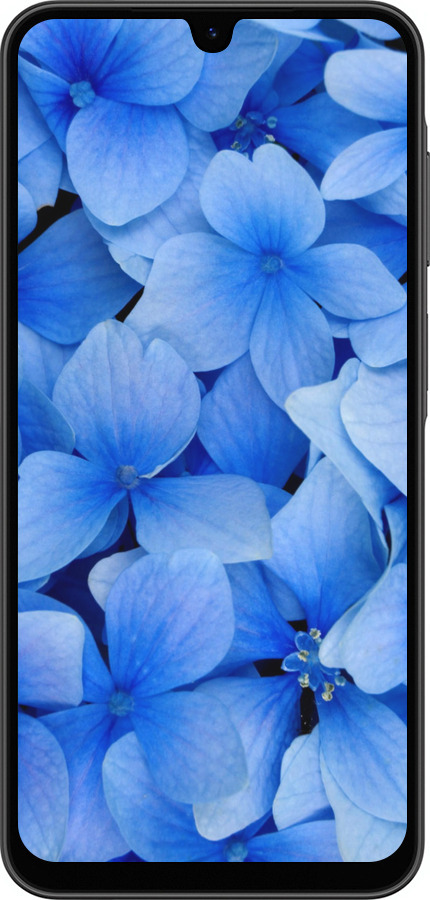 Силиконовый чехол Синие цветы для Samsung Galaxy A26 - 526u-3881 изображение 