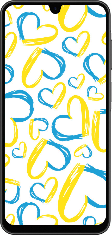 Силиконовый чехол Сердца UA для Samsung Galaxy A26 - 5292u-3881 изображение 