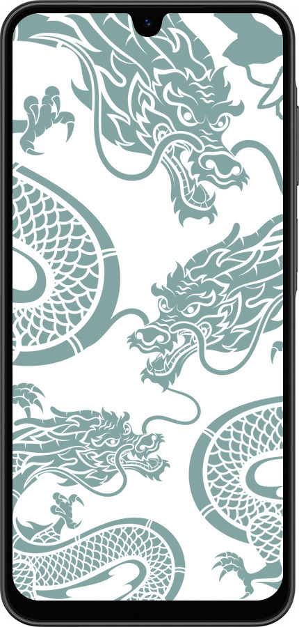 Силиконовый чехол Дракон для Samsung Galaxy A26 - 5476u-3881 изображение 