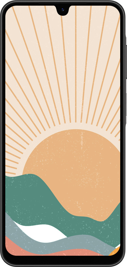 Силиконовый чехол Горы и солнце v2 для Samsung Galaxy A26 - 5488u-3881 изображение 