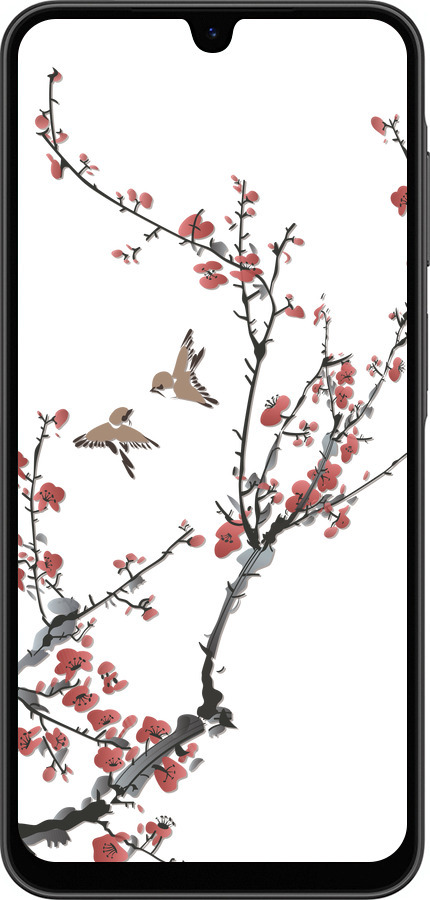 Силиконовый чехол Сакура v2 для Samsung Galaxy A26 - 5538u-3881 изображение 