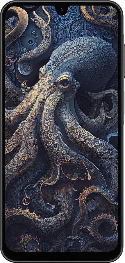 Силіконовий чехол Восьминіг для Samsung Galaxy A26 - 5551u-3881 изображение 