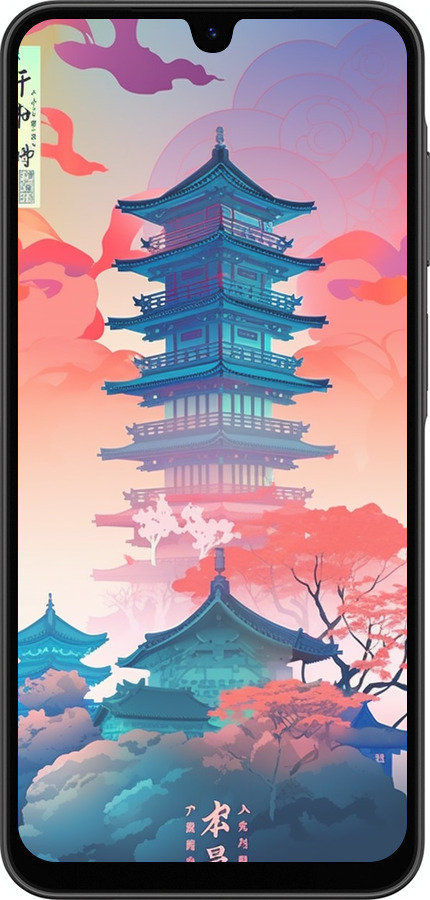 Силиконовый чехол Япония монастырь для Samsung Galaxy A26 - 5590u-3881 изображение 