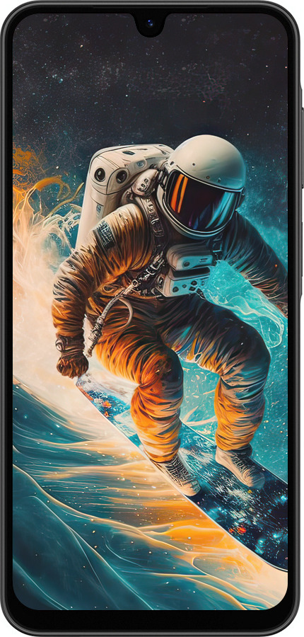 Силиконовый чехол Сноубордист для Samsung Galaxy A26 - 5604u-3881 изображение 