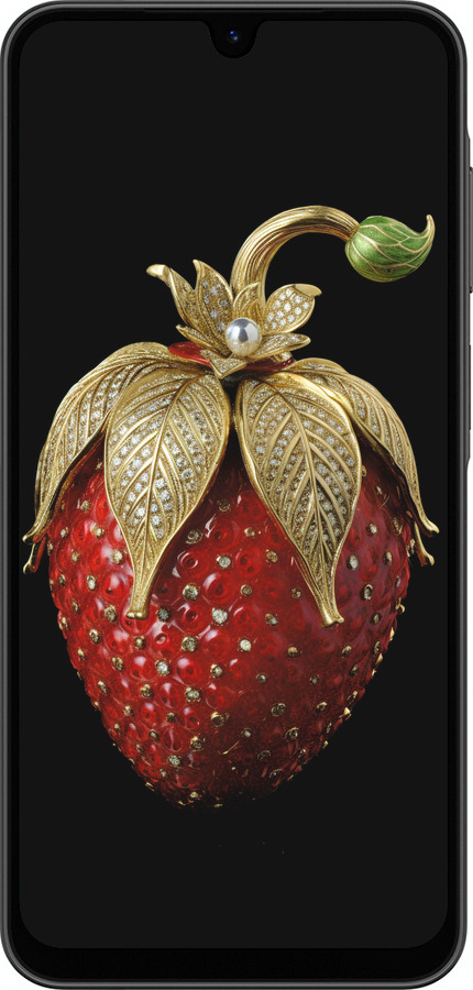 Силиконовый чехол Клубника v3 для Samsung Galaxy A26 - 5638u-3881 изображение 