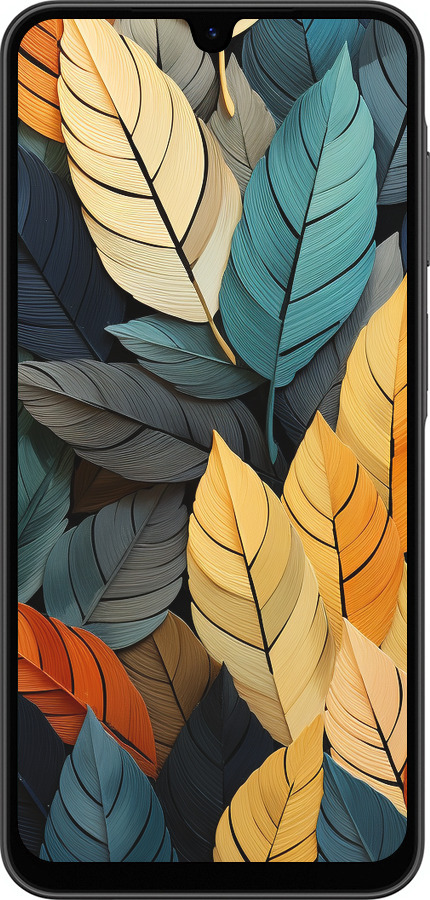Силіконовий чехол Кольорове листя для Samsung Galaxy A26 - 5644u-3881 изображение 