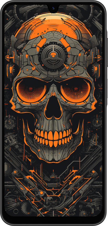 Силіконовий чехол Череп для Samsung Galaxy A26 - 5952u-3881 изображение 