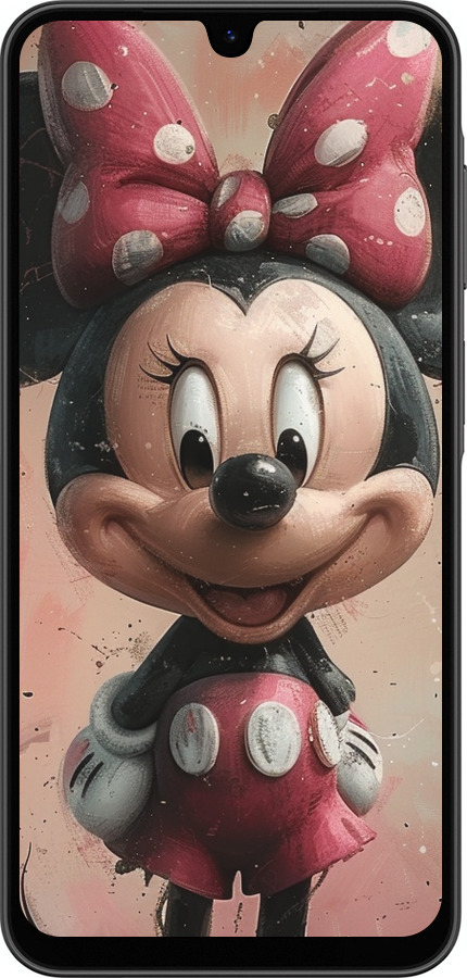 Силиконовый чехол Minnie Mouse для Samsung Galaxy A26 - 6054u-3881 изображение 